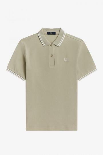 Koszulki Polo Fred Perry G3600 Damskie Białe | PL 1965PLLO